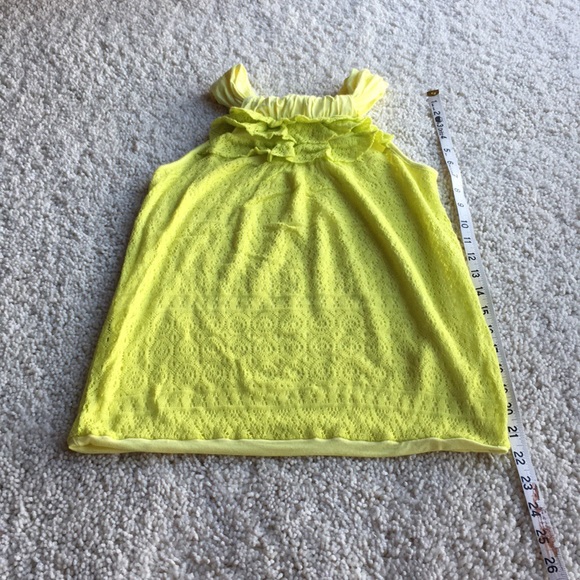 Ella Moss Halter Top.    Yellow.     Size XS - Picture 2 of 6